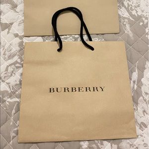 Authentic burberry Gift bags